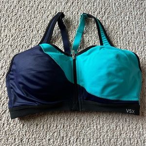 Victoria’s Secret VSX Sport Blue Sports Bra 36C
